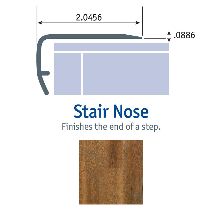 Stair Nosing Overhang How much should deck stairs overhang